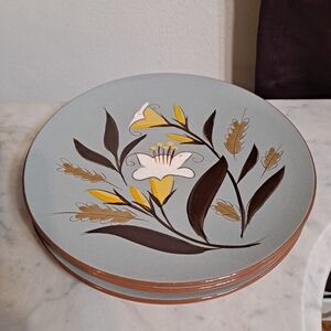 3 STANGL Pottery Golden Harvest Bread Plat…/9.5 in